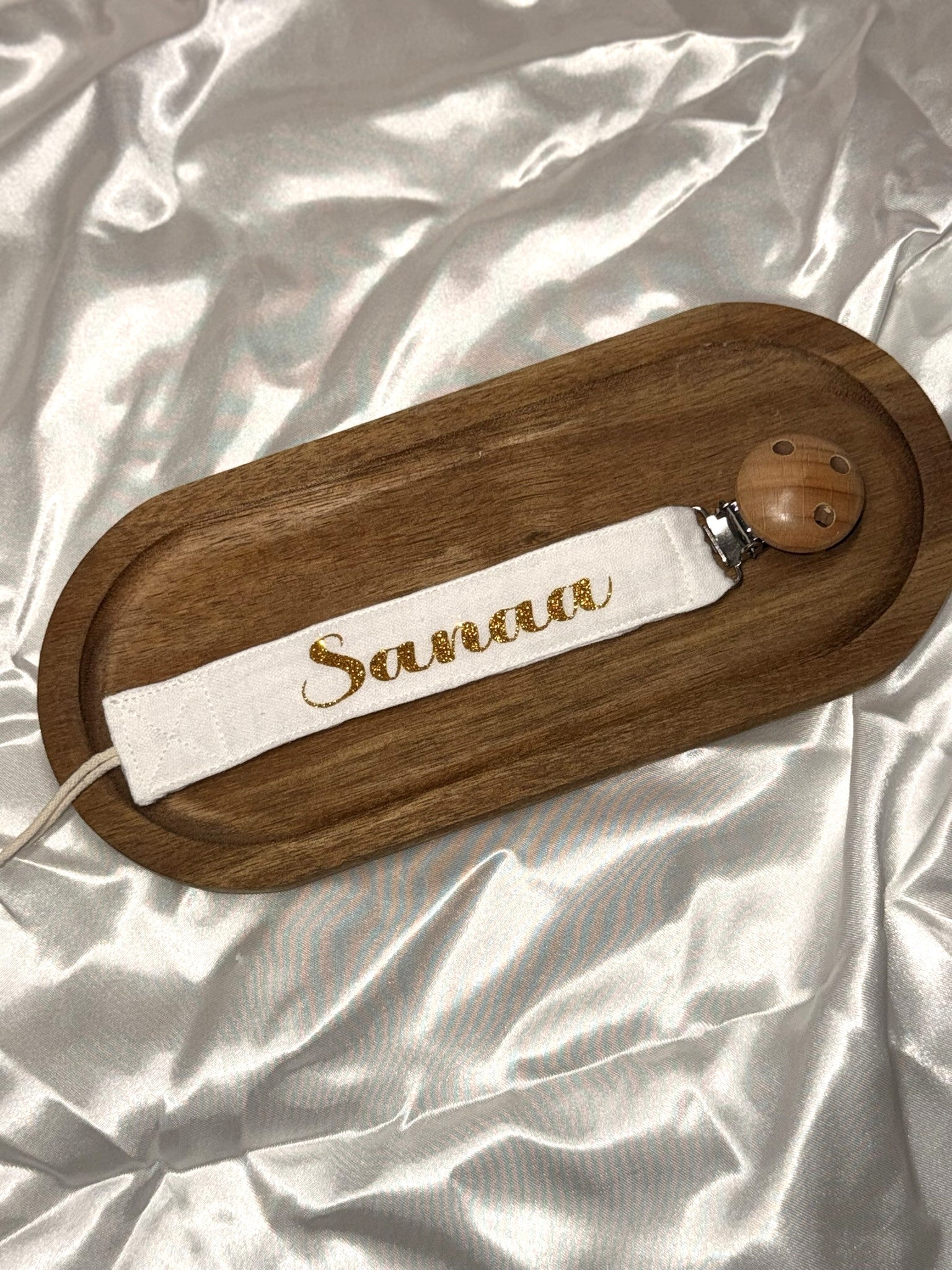 Attache-tétine personnalisée – Maison SMEY Maison SMEY