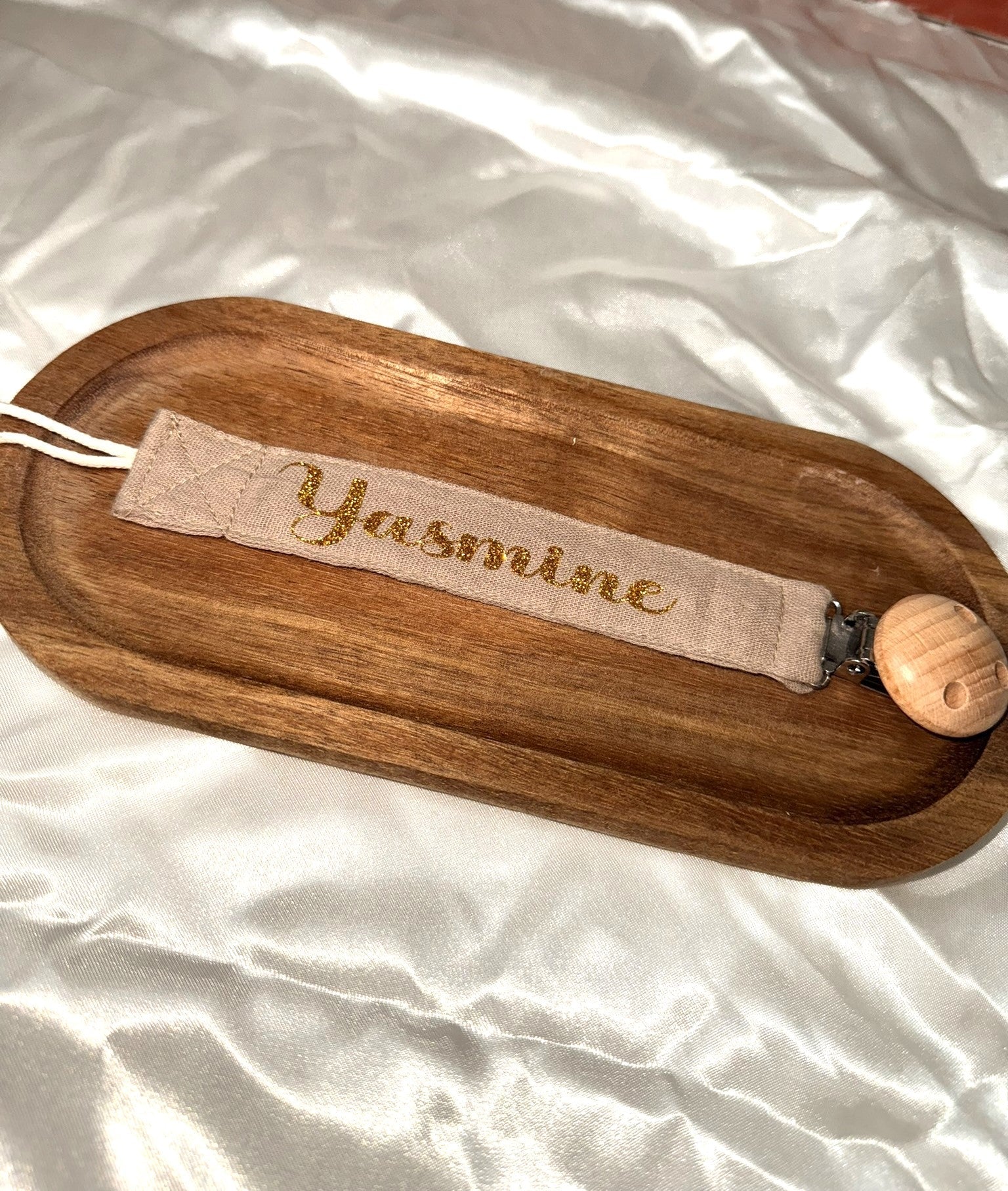 Attache-tétine personnalisée – Maison SMEY Maison SMEY