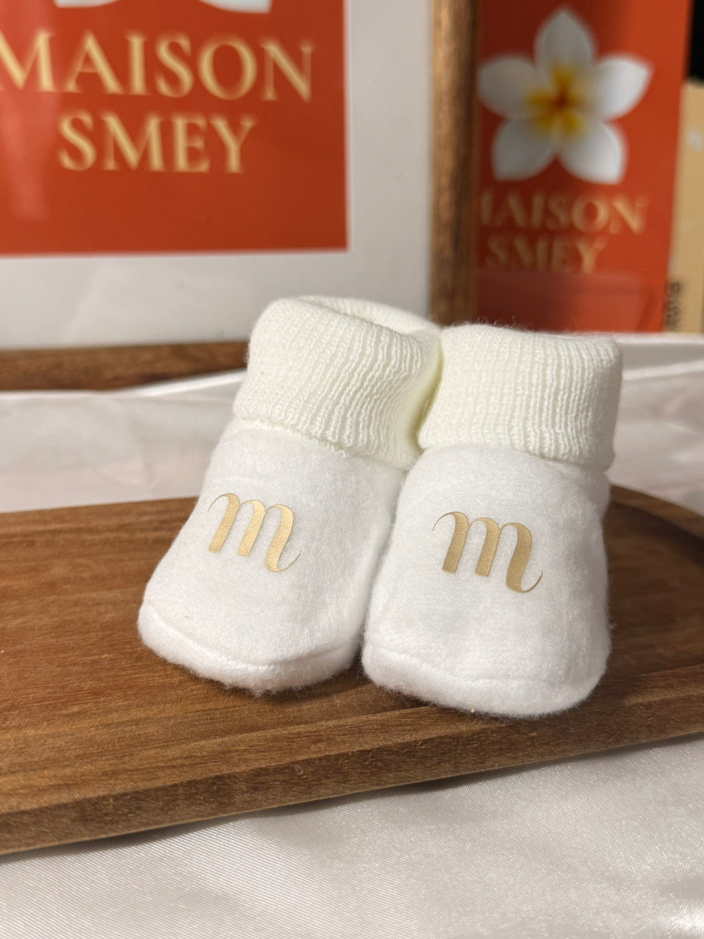 Chaussons pour bébé personnalisés – Maison SMEY